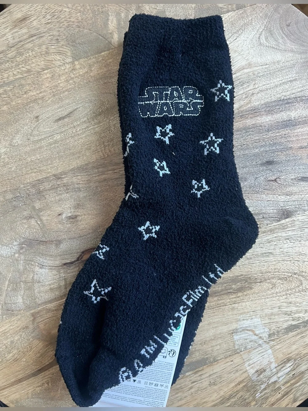 Star Wars Cozy Crew Socks with Star Print